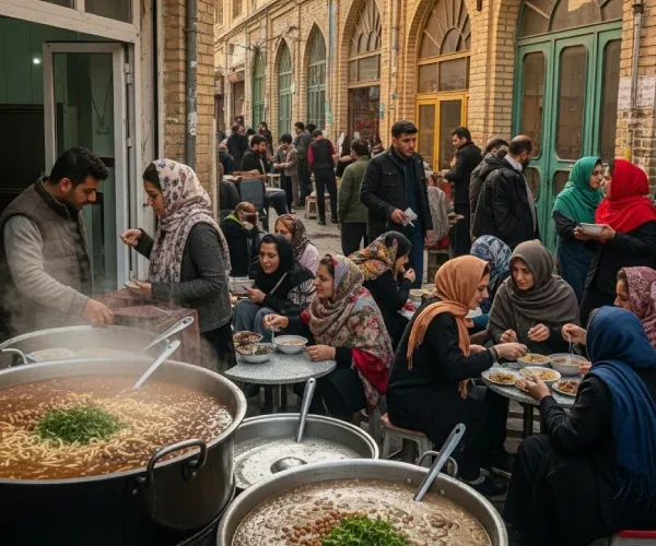 بهترین آش و حلیم قم