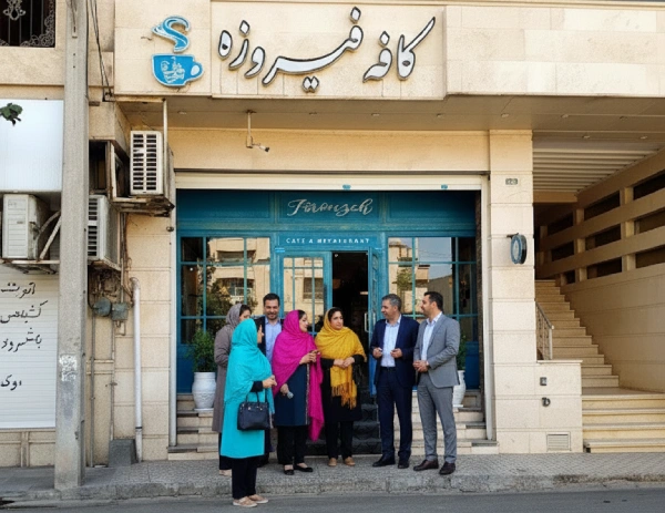 کافه رستوران فیروزه قم