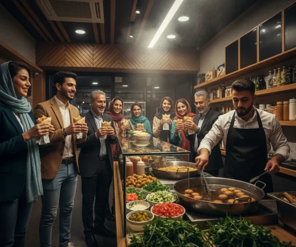 بهترین فلافلی های قم