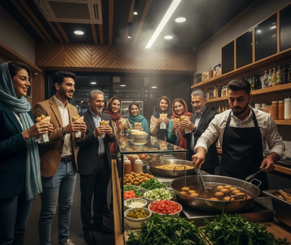 بهترین فلافلی های قم