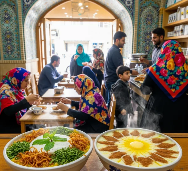 آش و حلیم سادات قم