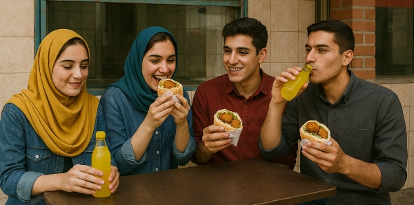 فلافل جنوب قم