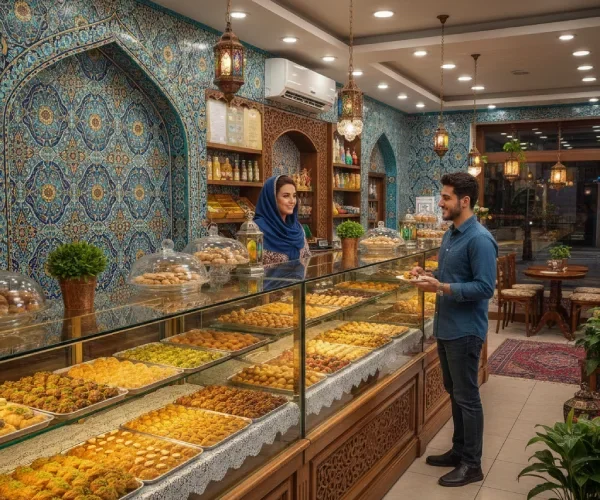 بهترین باقلوا فروشی قم