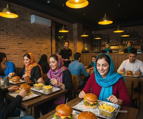 بهترین همبرگری قم