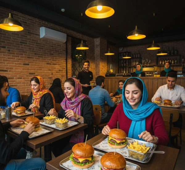 بهترین همبرگری قم