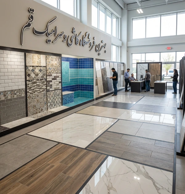 بهترین فروشگاه کاشی و سرامیک قم