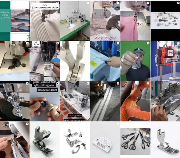 ریلز اینستاگرام فروشگاه چرخ خیاطی مصطفایی قم