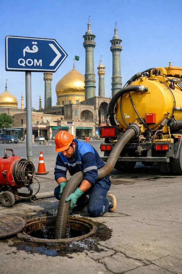تخلیه چاه قم پویان