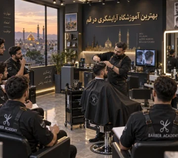 بهترین آموزشگاه آرایشگری در قم
